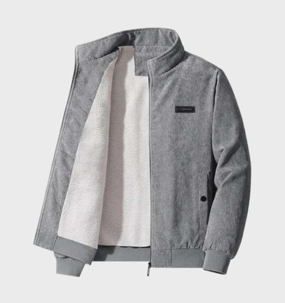 Frencis Jacket | Casual Fleece Lining Corduroy Jacket