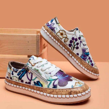 Hedvig Shoes | Orthopedic Flower Print Shoes