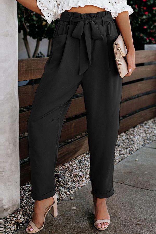 Hoge Taille Bandage Casual Broek