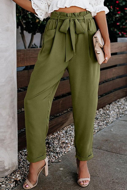 Hoge Taille Bandage Casual Broek
