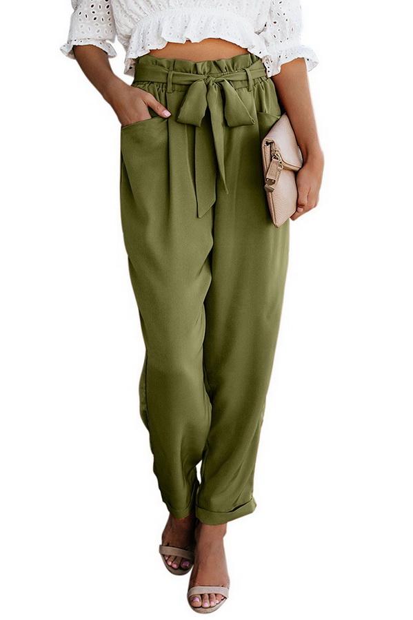 Hoge Taille Bandage Casual Broek