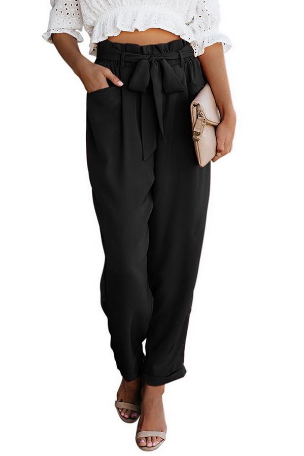 Hoge Taille Bandage Casual Broek