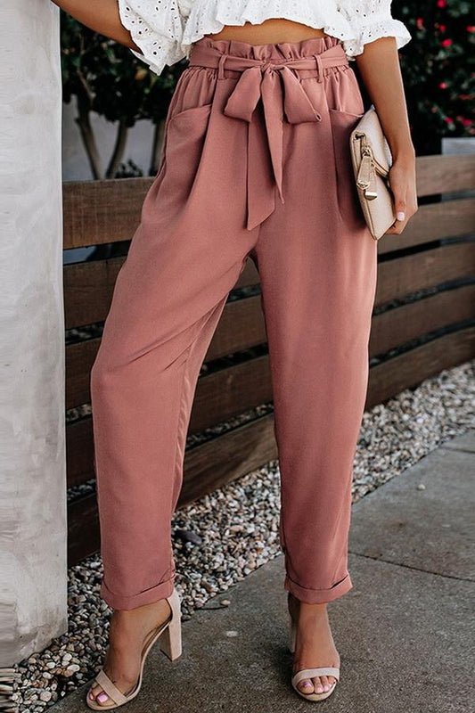 Hoge Taille Bandage Casual Broek