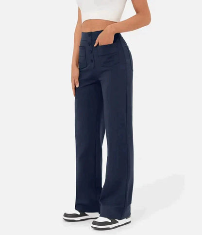Amabel - Broek met hoge taille en stretch