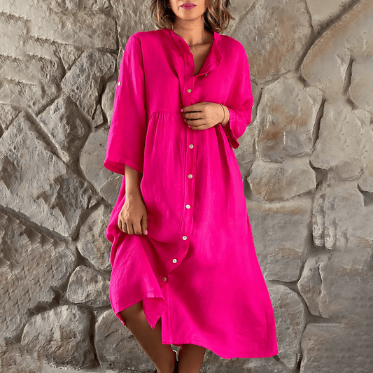 Alice - Oversized zomerjurk - Casual met knopen