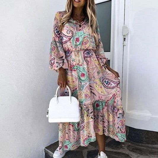"Deane" boho maxi jurk