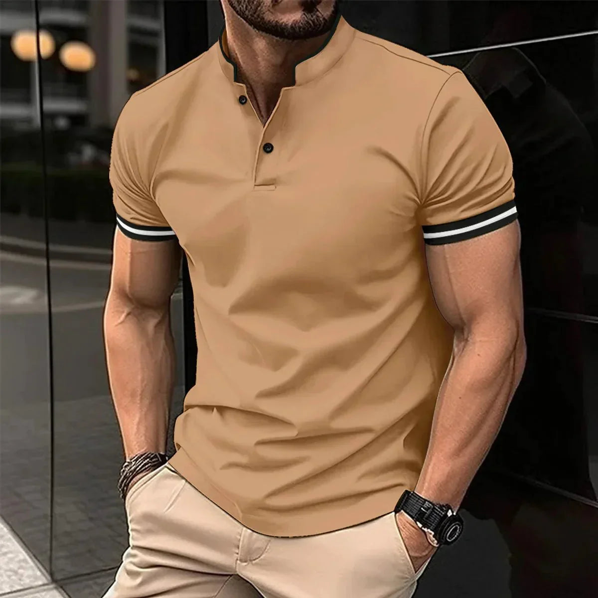 Eden | Net Poloshirt