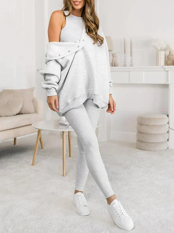 Sharon | Sweatshirt Suit met capuchon