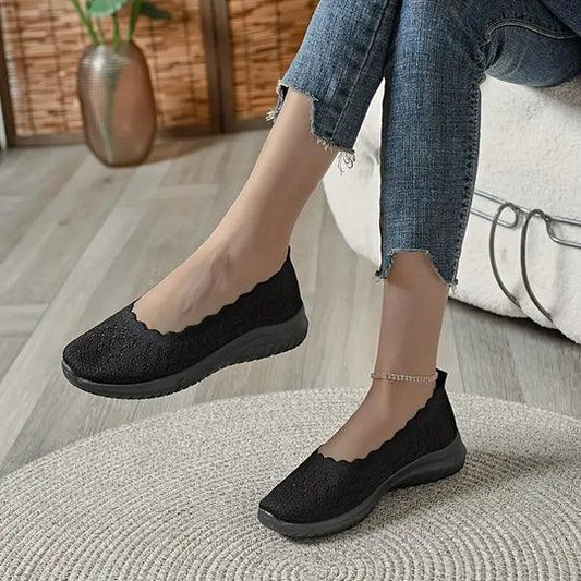 Karine Loafers | Knitted Loafers with Breathable Design