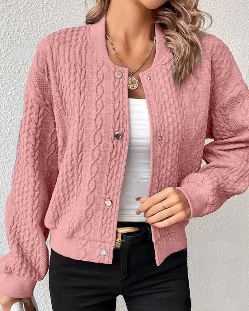 Rose dames vest met knoopsluiting