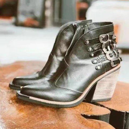 Madelina Boots | Women's Leather Boots in High Heel