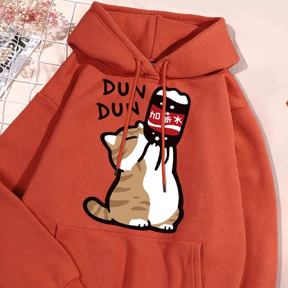 Hunter - Hooded Sweatshirt Met Kattenmotief Voor Mannen En Vrouwen