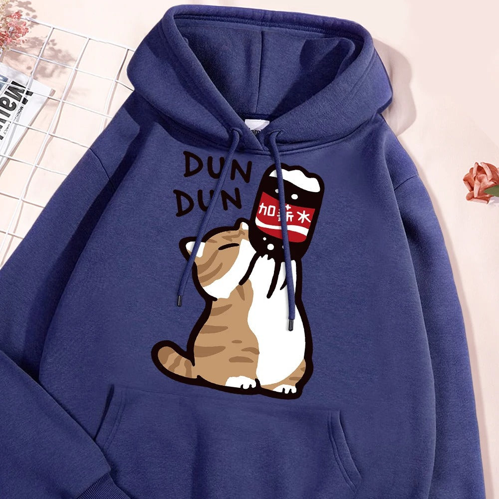 Hunter - Hooded Sweatshirt Met Kattenmotief Voor Mannen En Vrouwen