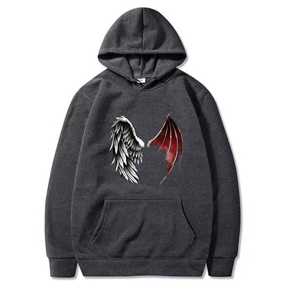 Robin - Hoodie Met Vleugels Bedrukken Voor Unisex