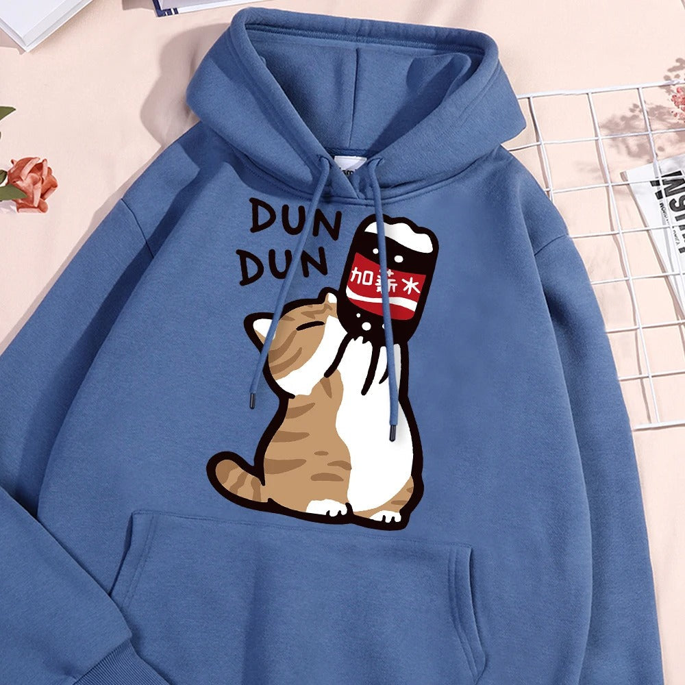 Hunter - Hooded Sweatshirt Met Kattenmotief Voor Mannen En Vrouwen