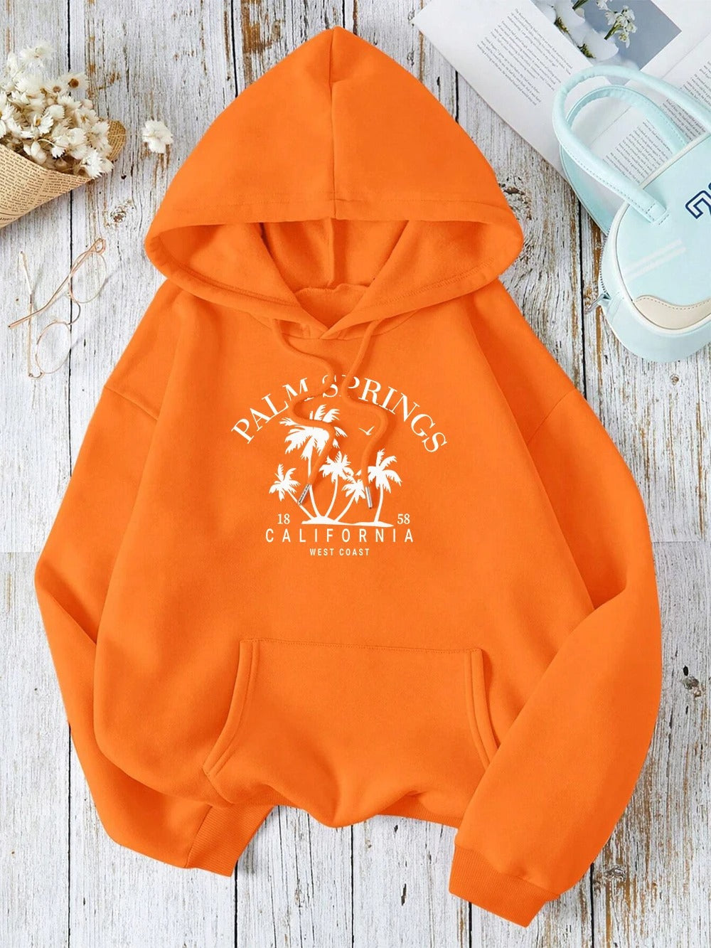 Sidney - Grote hoodie met glimlachprint