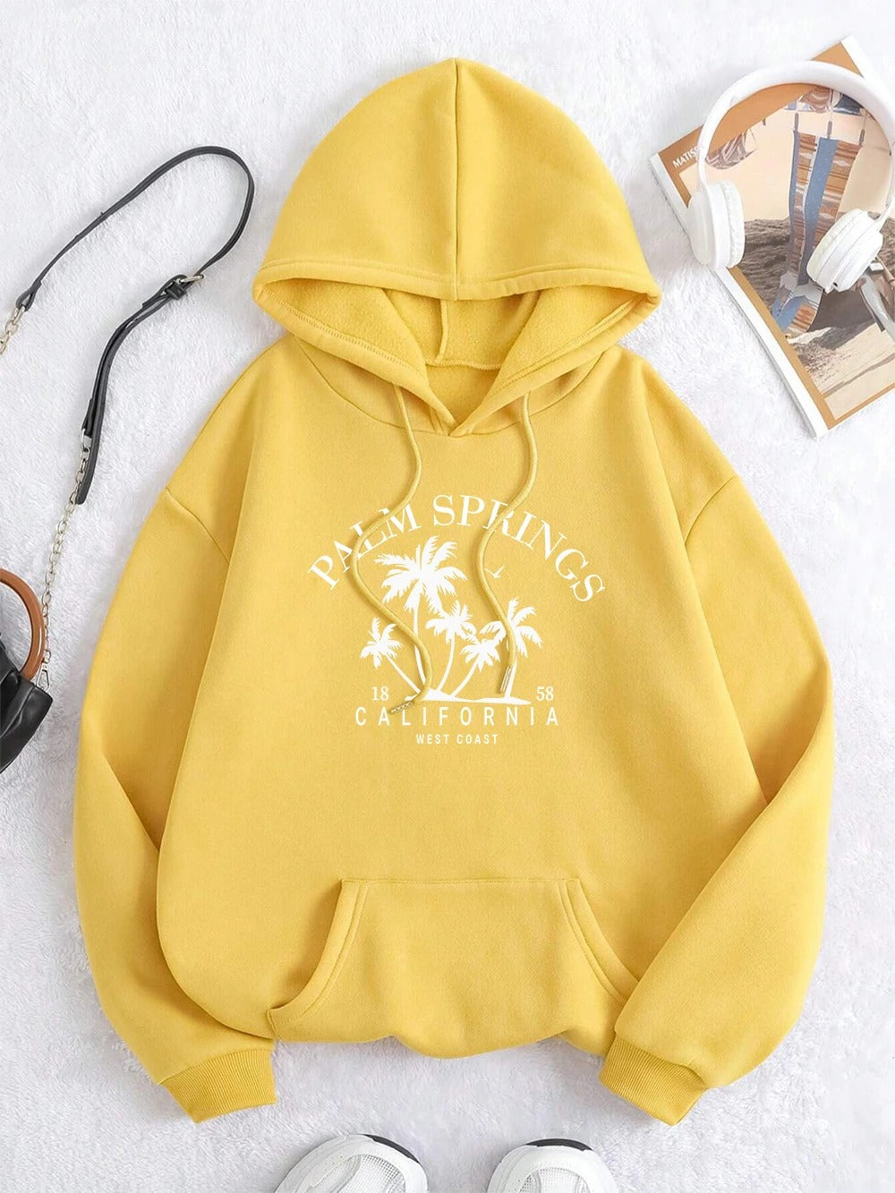 Sidney - Grote hoodie met glimlachprint