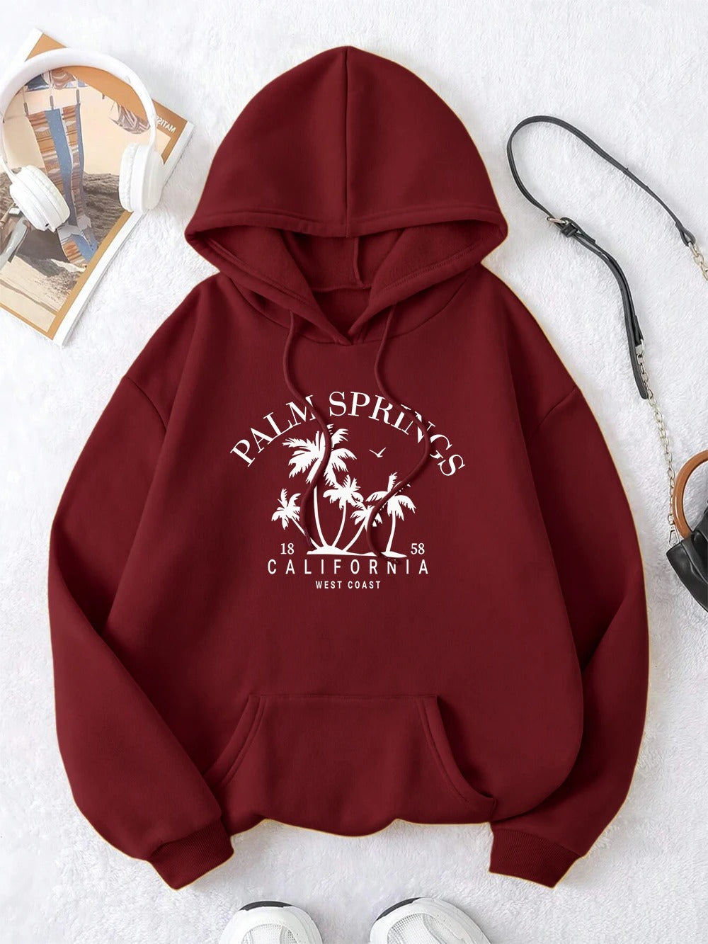 Sidney - Grote hoodie met glimlachprint