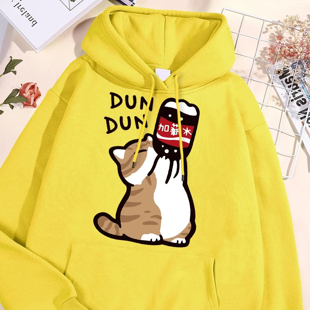 Hunter - Hooded Sweatshirt Met Kattenmotief Voor Mannen En Vrouwen