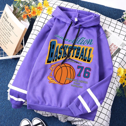 Caitlin - Bedrukte Basketbal Hoodie Voor Vrouwen