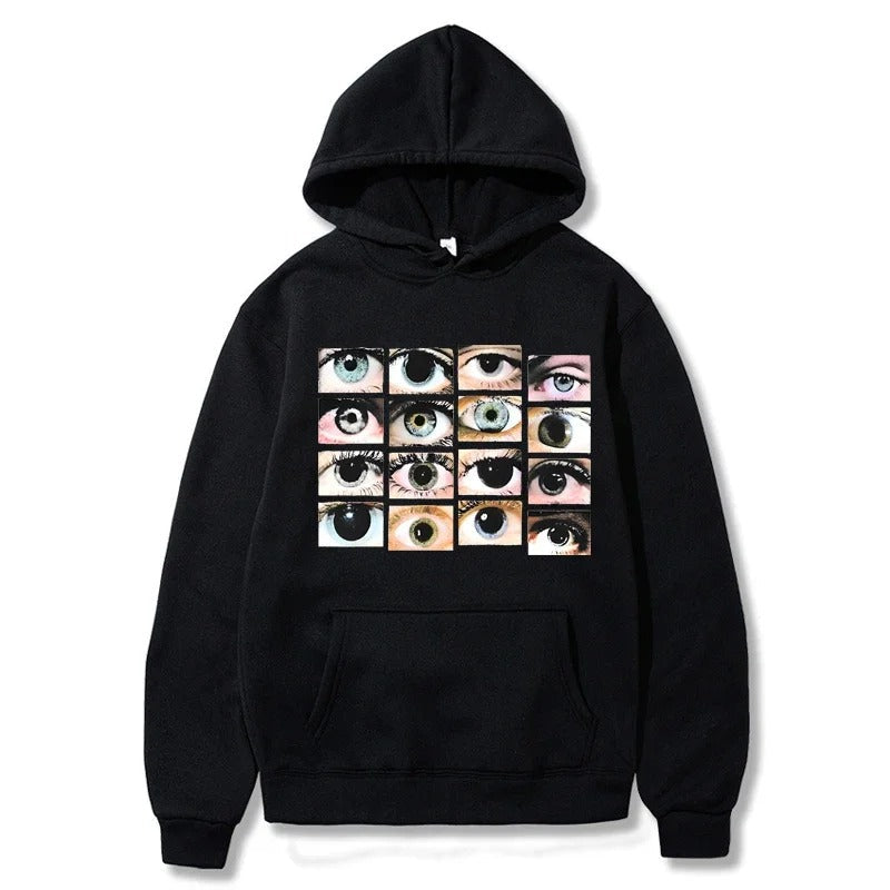 Tina - Hoodie met oogmotief voor dames