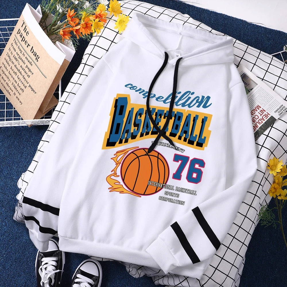 Caitlin - Bedrukte Basketbal Hoodie Voor Vrouwen