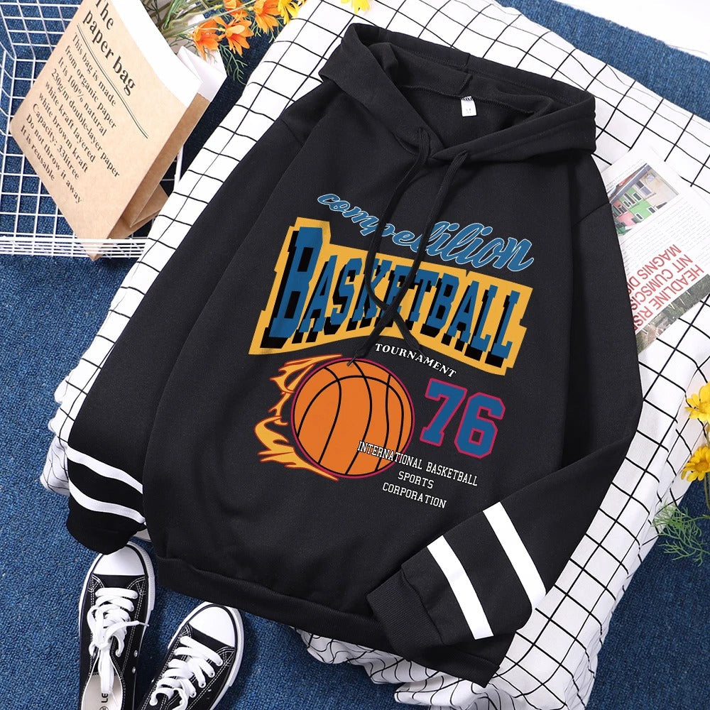 Caitlin - Bedrukte Basketbal Hoodie Voor Vrouwen