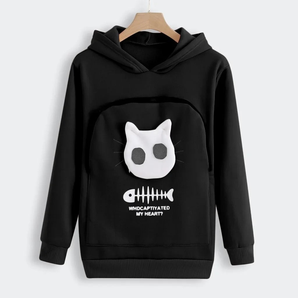 Silke - Winterhoodies voor unisex met buidelzak voor kleine honden en katten