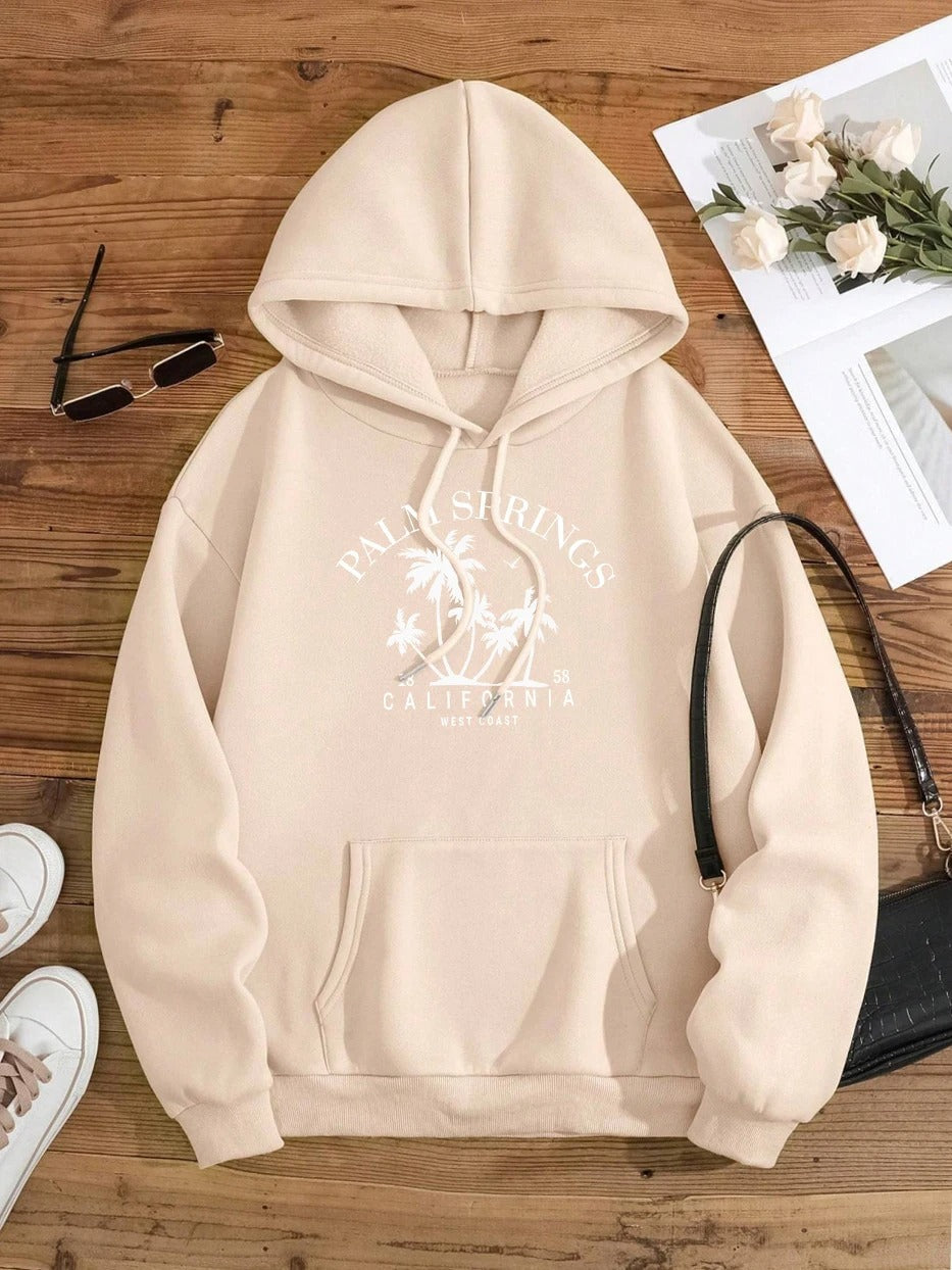 Sidney - Grote hoodie met glimlachprint