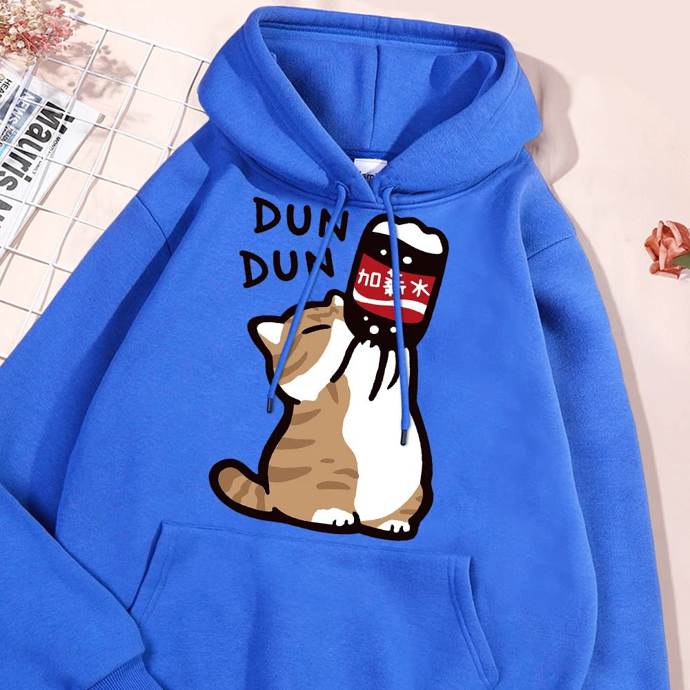 Hunter - Hooded Sweatshirt Met Kattenmotief Voor Mannen En Vrouwen