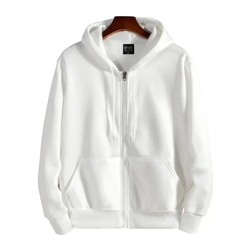 Blake - Grijze Zip Hoodie Voor Unisex