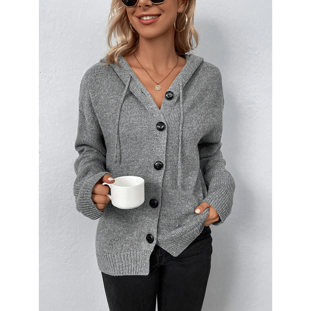 Sharon | Sweater met lange mouwen en capuchon