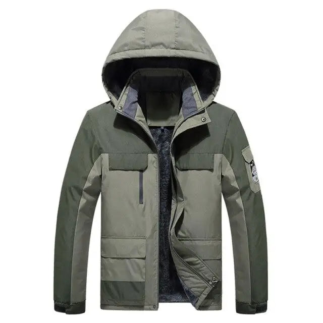 ForceWinter Herenparka - Winddicht Militair Groen