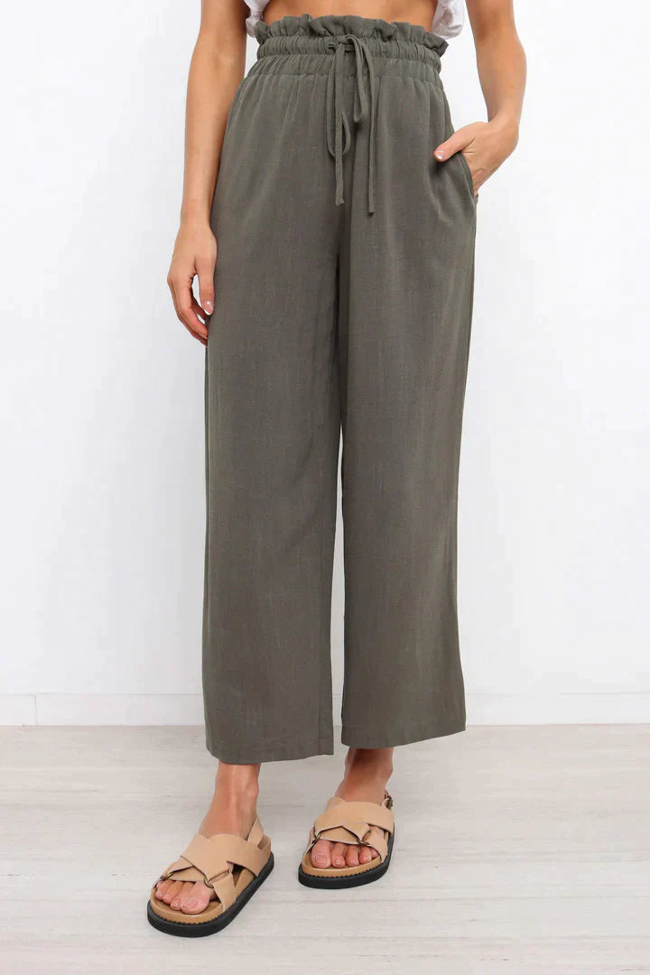 Comfy rechte broek voor vrouwen