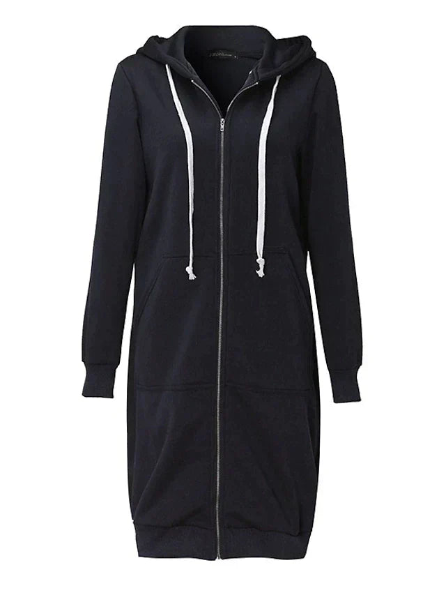 Sharon | Zip-Up Hoodie knielengte