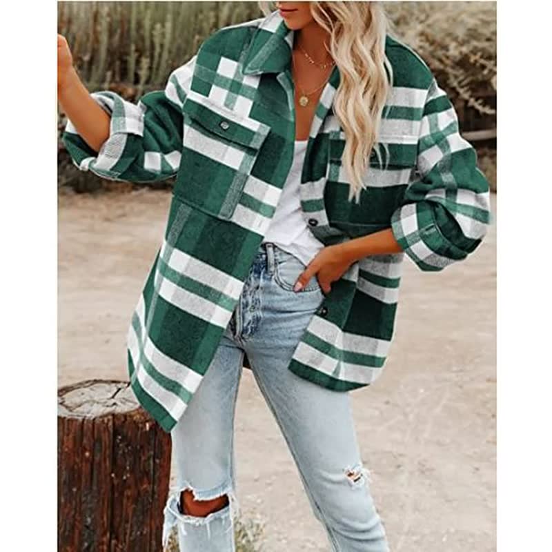 ComfyFlannel™: Comfortabele En Unieke Blouse Voor Dames