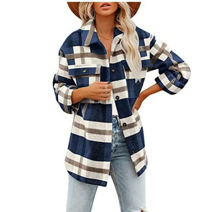 ComfyFlannel™: Comfortabele En Unieke Blouse Voor Dames