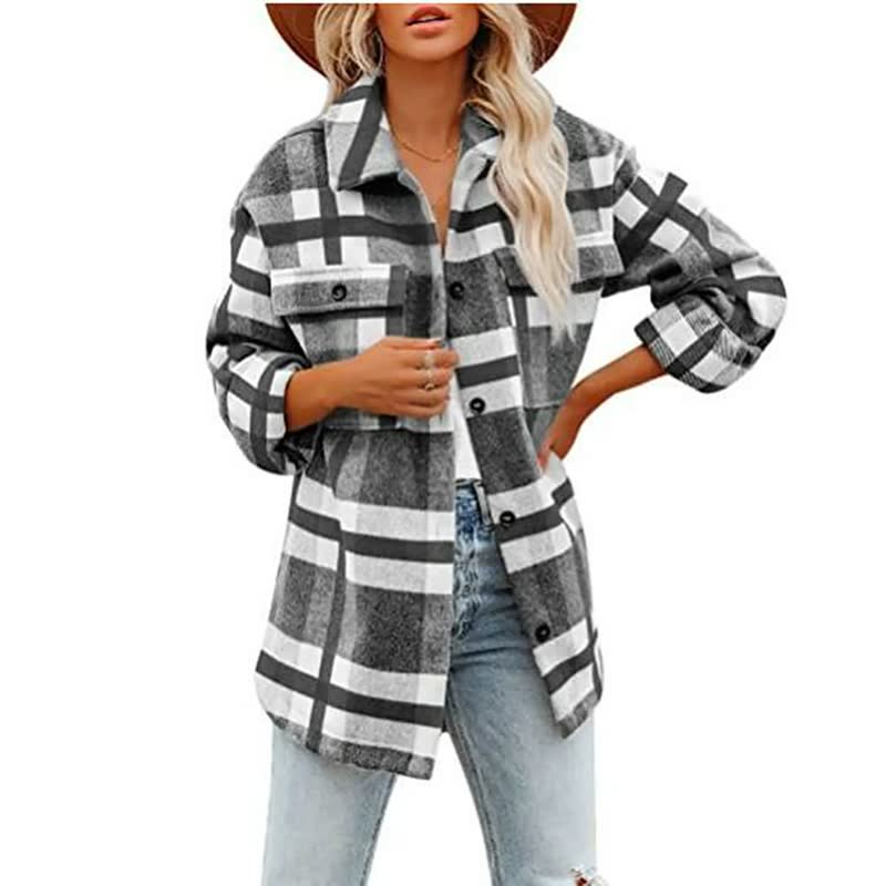 ComfyFlannel™: Comfortabele En Unieke Blouse Voor Dames