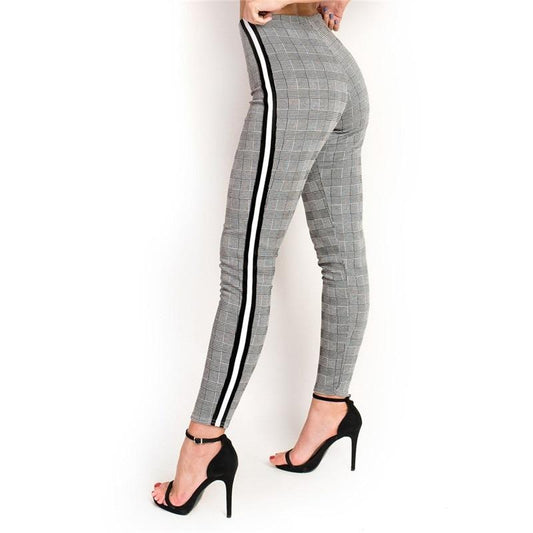 Rebecca - Broek met elastische zijstrepen