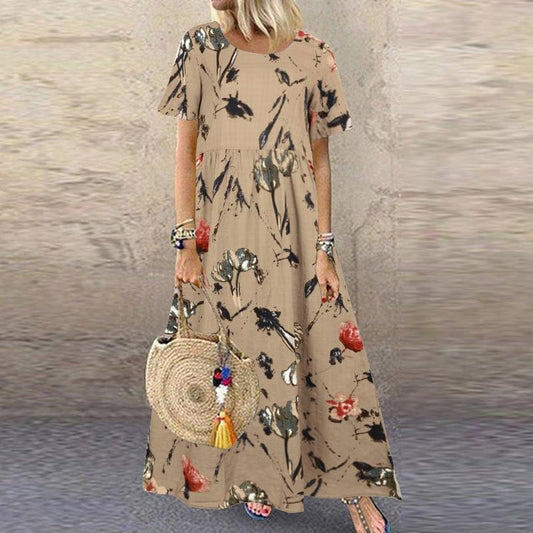 "Zea" designer maxi jurk