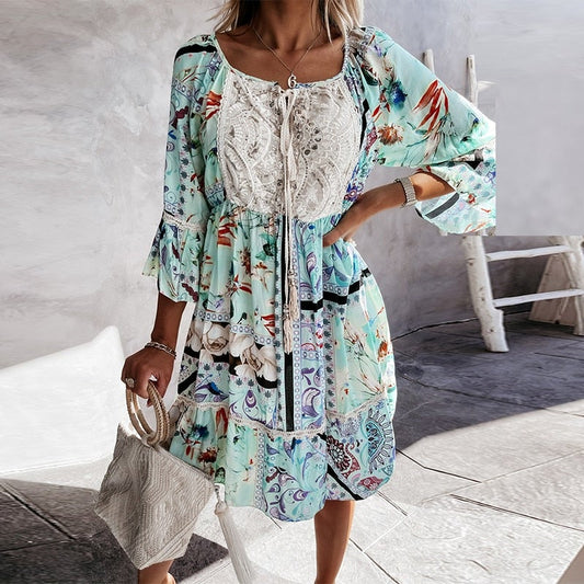 "Leyla" Boho jurk