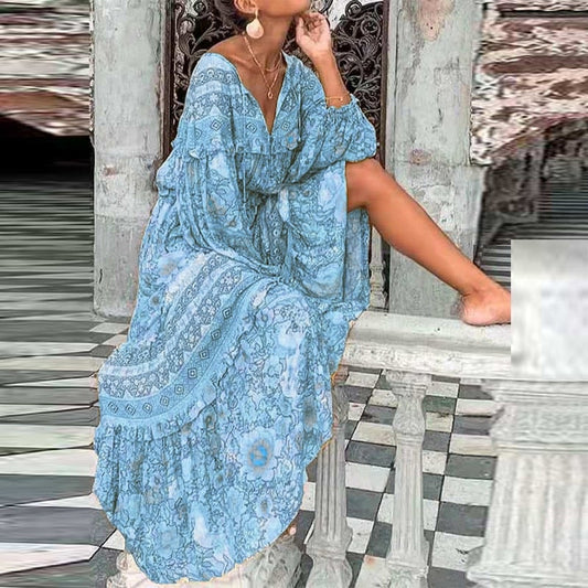 "Mirabella" Elegante maxi jurk