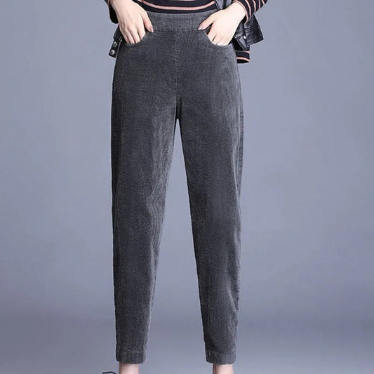 Elise - Dames Corduroy Warme Broek