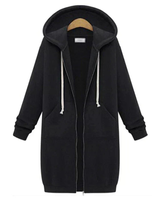 Sharon | Zip-Up Hoodie knielengte