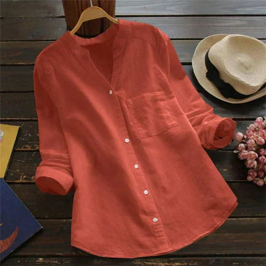 Kaarie | Klassieke Elegante Blouse voor de Lente