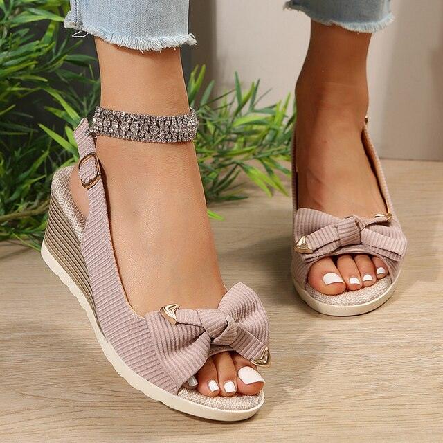 Sandals with wedge heel | Nienke Sandals