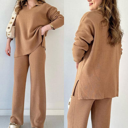 Melanette - Casual Shirt en Broek Set voor Vrouwen