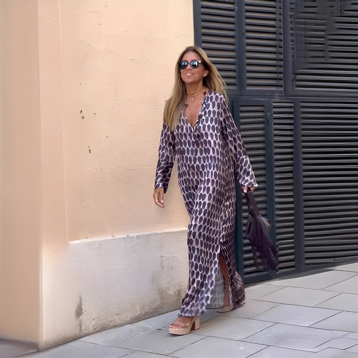 lichte boho jurk