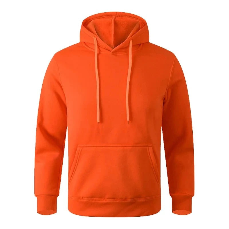 Leo - Klassieke hoodie in oranje