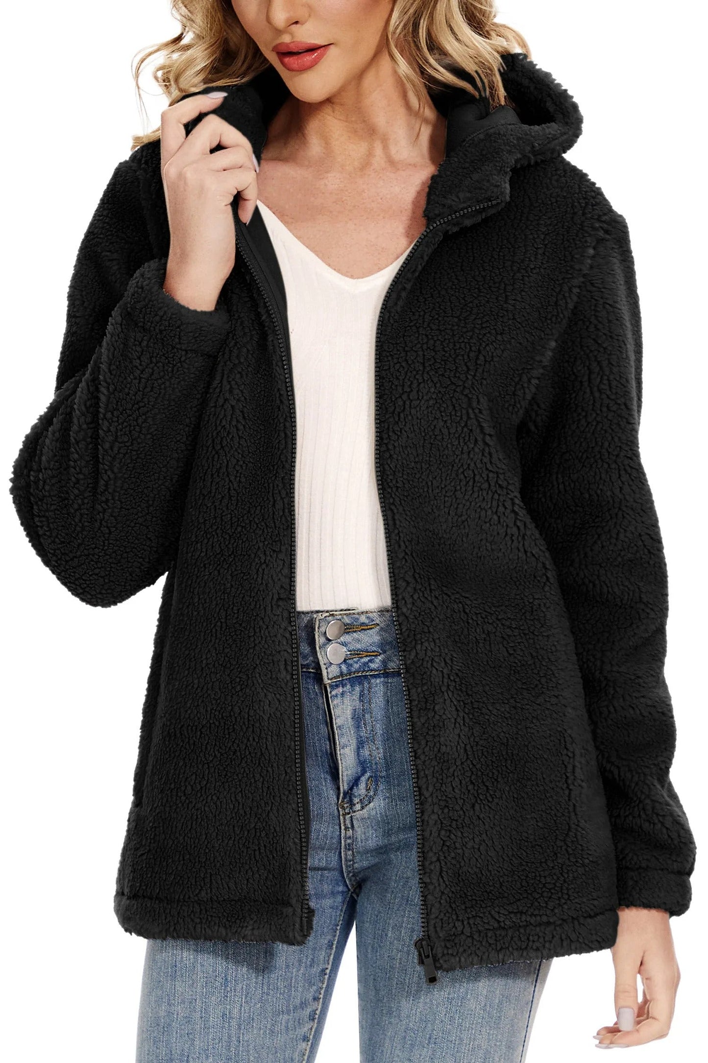 Eldora - Comfortabele Furry Hoodie voor Vrouwen